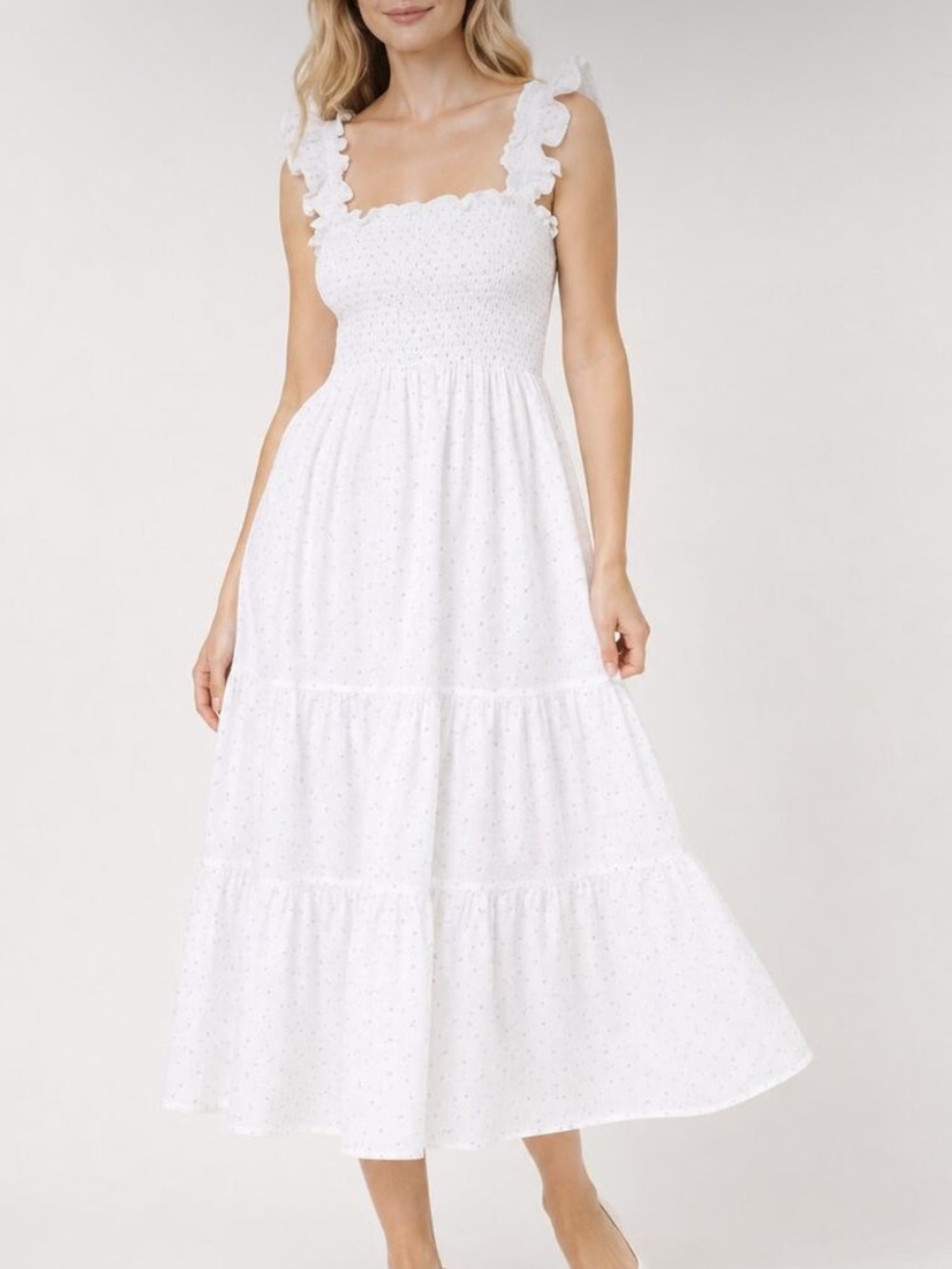 Hill House The Ellie Nap Dress White